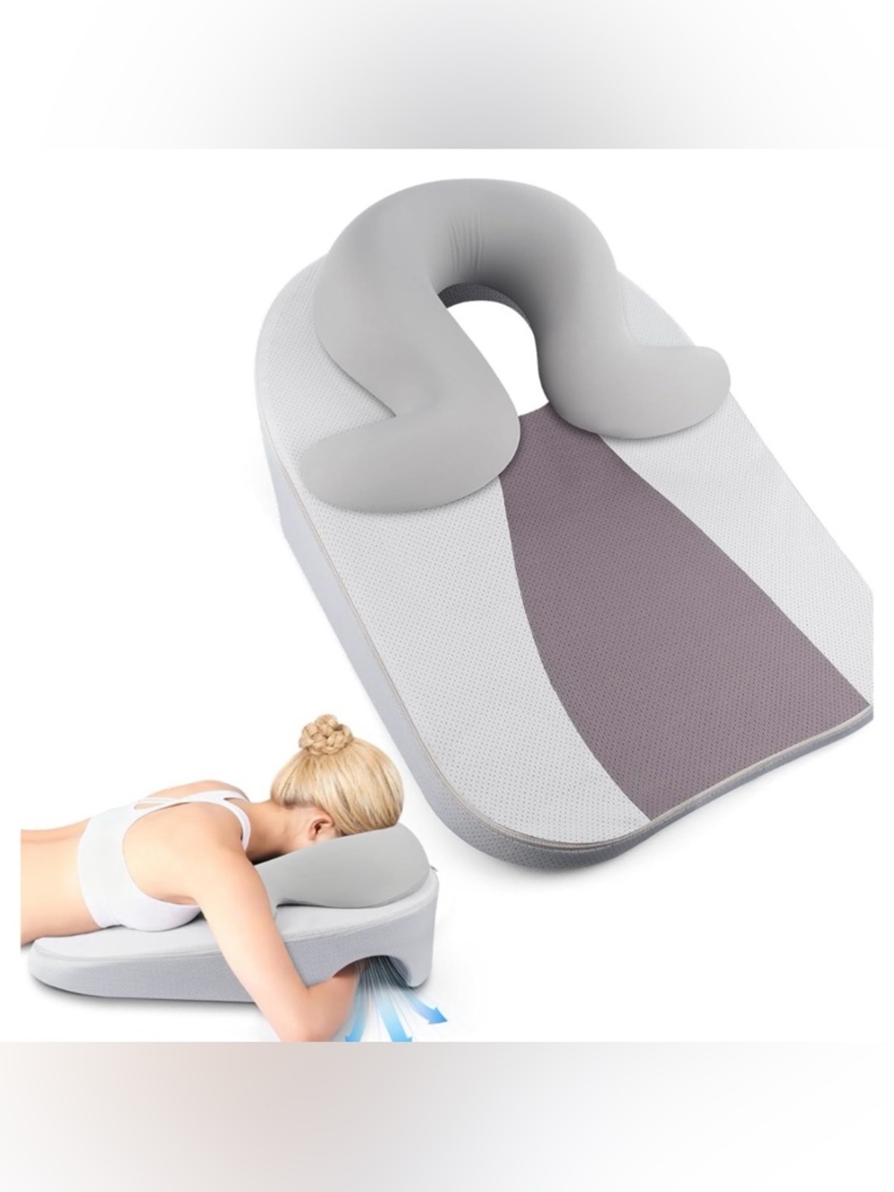 Eye Face Down Pillow Set For Sleeping,